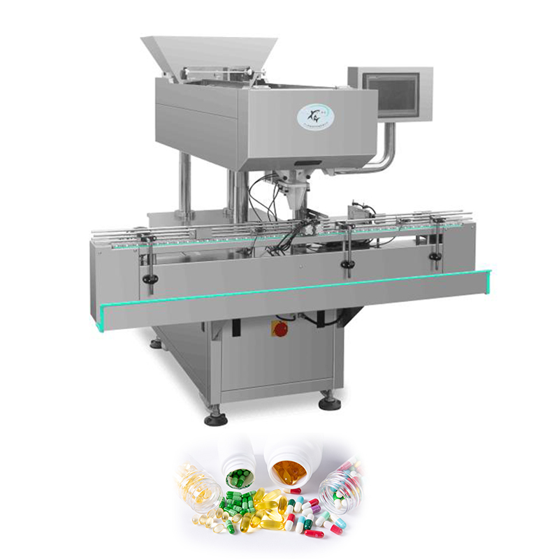 PBDS-12 12-TRAY ELECTRONIC TABLET OR CAPSULE COUNTING MACHINE (SINGLE-NOZZLE) 